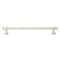 Gliderite Hardware 7-5/8 in. Center to Center Satin Nickel Classic Euro Bar Pull - 4361-192-SN 4361-192-SN-1 - alternate 1